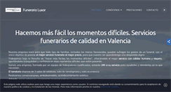 Desktop Screenshot of funerariasluxor.com